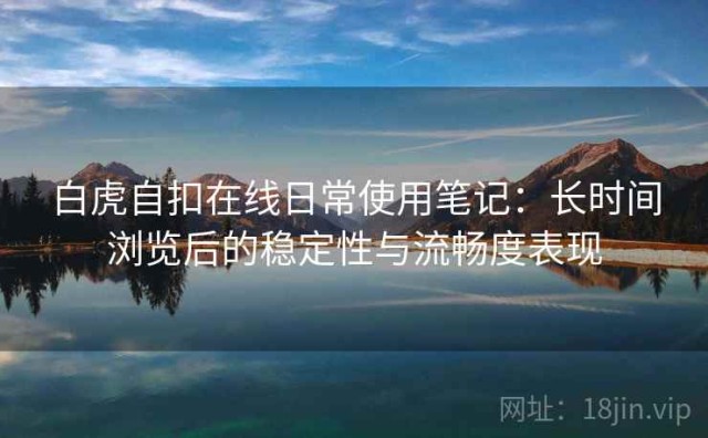 白虎自扣在线日常使用笔记：长时间浏览后的稳定性与流畅度表现