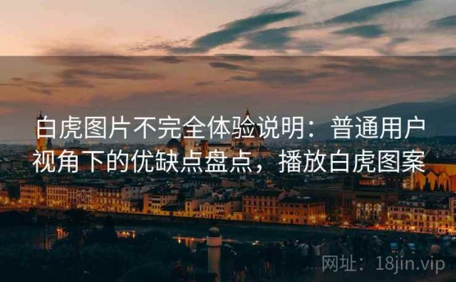 白虎图片不完全体验说明：普通用户视角下的优缺点盘点，播放白虎图案