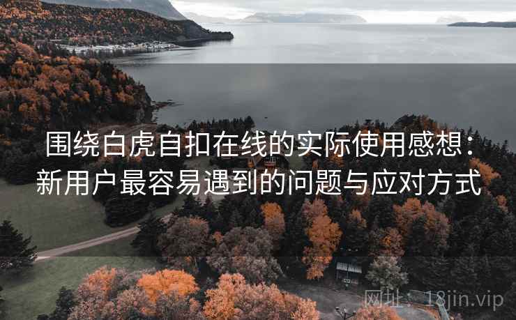 围绕白虎自扣在线的实际使用感想:新用户最容易遇到的问题与应对方式 围绕白虎自扣在线的实际使用感想:新用户最容易遇到的问题与应对方式