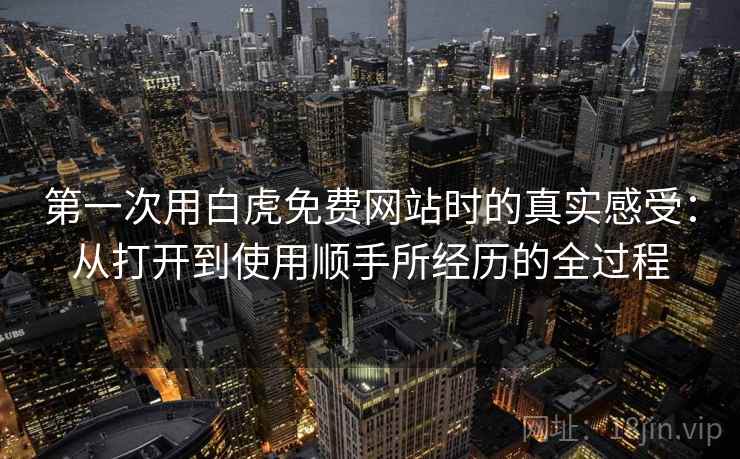 第一次用白虎免费网站时的真实感受：从打开到使用顺手所经历的全过程