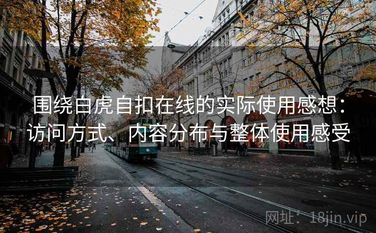 围绕白虎自扣在线的实际使用感想：访问方式、内容分布与整体使用感受