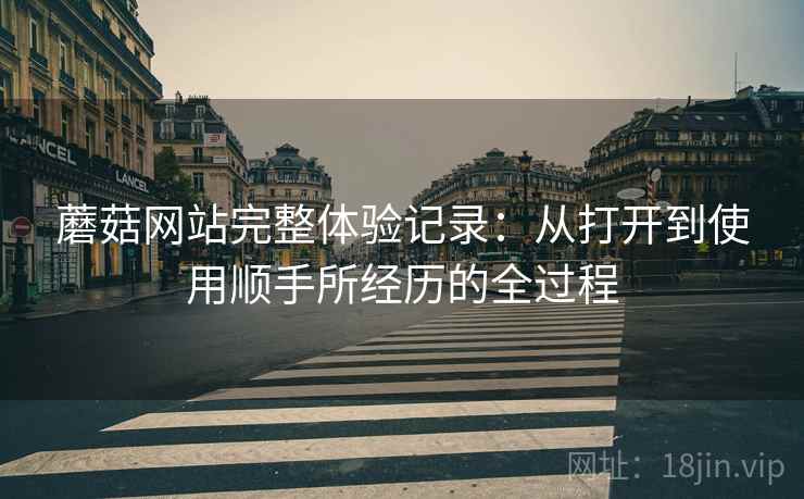蘑菇网站完整体验记录:从打开到使用顺手所经历的全过程 蘑菇网站完整体验记录:从打开到使用顺手所经历的全过程
