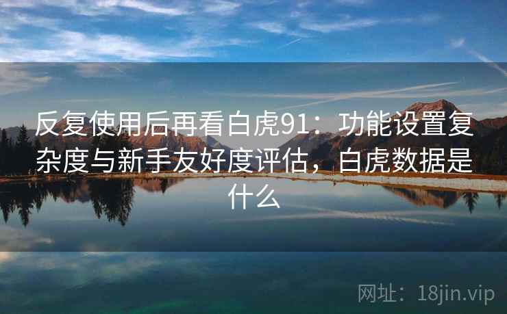 反复使用后再看白虎91:功能设置复杂度与新手友好度评估,白虎数据是什么 反复使用后再看白虎91:功能设置复杂度与新手友好度评估,白虎数据是什么